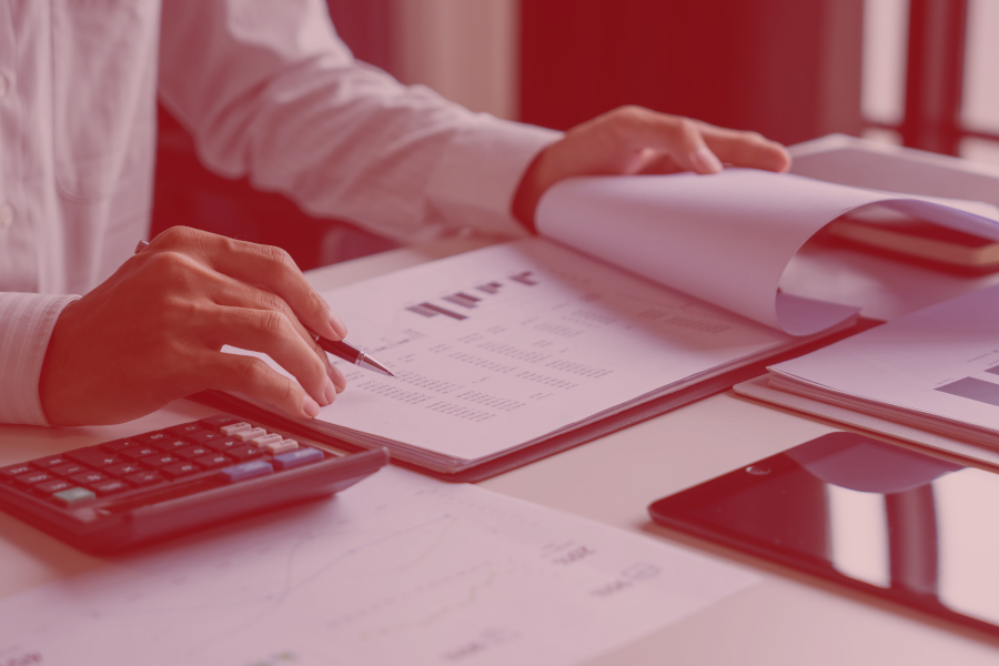 Mitarbeiter von Docmedicus IT bei der Analyse von Unternehmenszahlen und Finanzdaten im Rechnungswesen